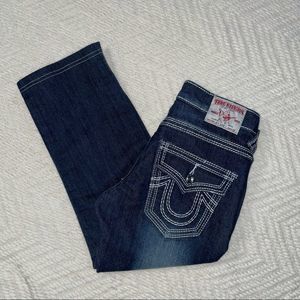 True Religion Joey Super T Capris Size 26